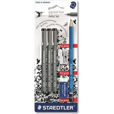 STAEDTLER Комплект тънкописци Staedtler Pigment Liner, 6 части (25379-А)