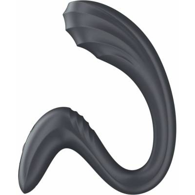 Satisfyer Dvojitý G for Goddess 3 Dark Grey silikonový na bod G a klitoris