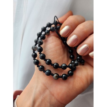 Гривни за двама с черен Турмалин