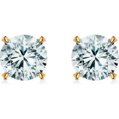 SAVICKI Náušnice Share Your Love žluté zlato laboratorní diamanty SYL-K-BR-050-LAB-Z