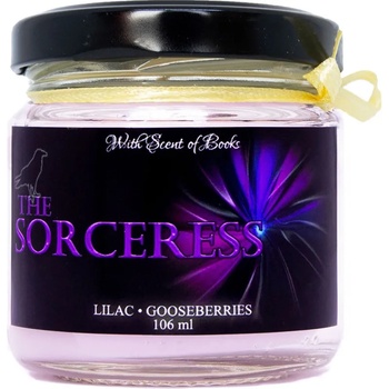 With Scent of Books Ароматна свещ The Witcher - The Sorceress, 106 ml (SORCERESS106 ml)