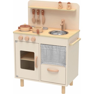 Tooky Toy Детска дървена кухня Tooky Toy - Винтидж модел, TJ548 (112532)