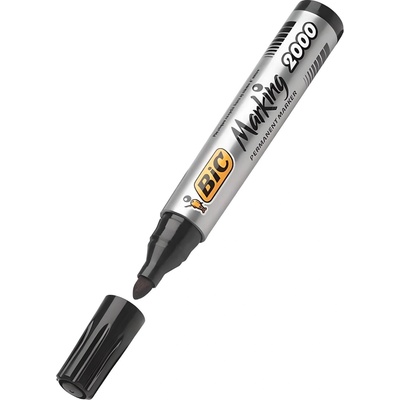 BIC Маркер перманентен bic 2000 объл Черен