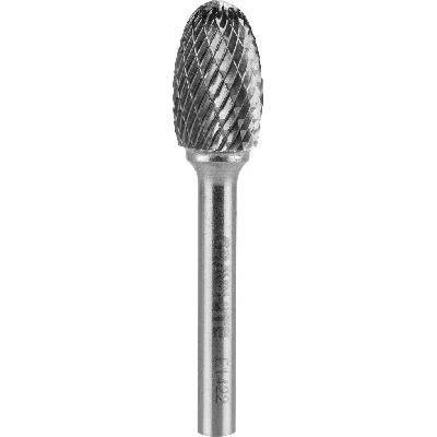 Graphite Karbidová rotační fréza HM, typ E (ovál), 14 x 22 mm, stopka 6 x 45 mm