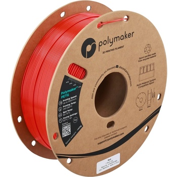 Polymaker PETG филамент Polymaker PETG, 1.75 mm, 1.0 kg, Red