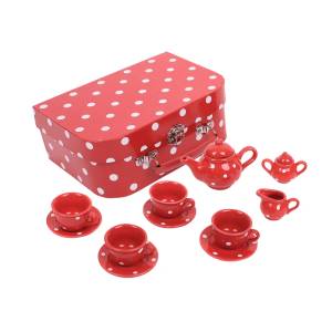 Bigjigs Toys - Порцеланов сервиз в куфарче - bebetabg