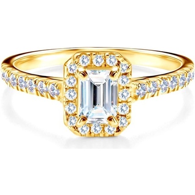 Savicki Zásnubný prsteň žlté zlato diamant RB16192EG Z