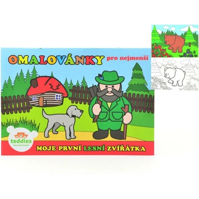 Omalovánky Moje první lesní zvířátka