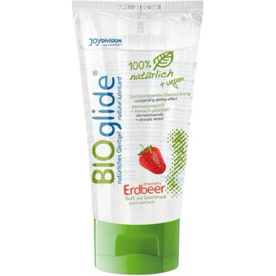 Биологичен лубрикант, ягода - BIOglide Strawberry 80ml (JOYD011021)