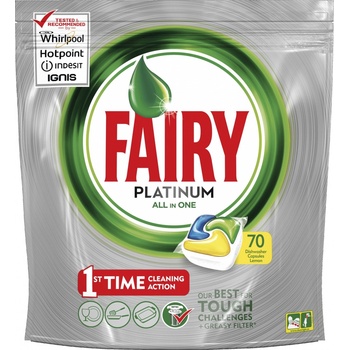 Fairy Platinum Tablety do umývačky all in 1 70 ks