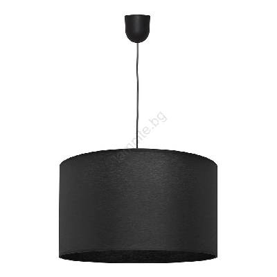Висящ полилей ALBA 1xE27/15W/230V Ø 45 см черен (HE0990)