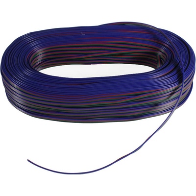 AV-Elmak Kabel RGB 4-žílový 4x0,22mm2, 1m