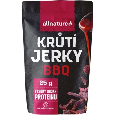 Allnature Turkey Jerky BBQ sušené maso krůtí 25 g – Zboží Mobilmania