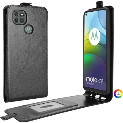 Motorola Moto G9 Power Flip3 Кожен Калъф и Протектор