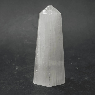 Milujeme Kameny Selenit bílý - obelisk