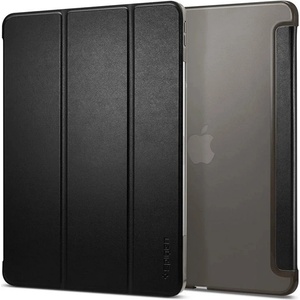 Spigen IPAD Pro 11 (2025) SPIGEN SMART FOLD калъф, стоящ, активен FLIP, кожен ефект, калъф за настолен компютър, ЧЕРЕН ACS07025 (ACS07025)
