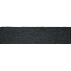 vidaXL Килим за площ Тъмносиво 60 x 300 cm юта (42010427)