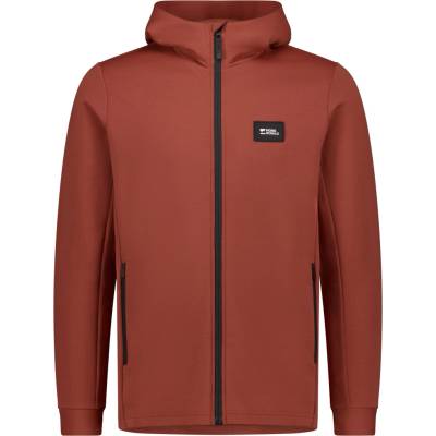 MONS ROYALE ARCADIA MERINO FLEECE HOODY sienna