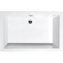 Polysan Deep - Hlboká sprchovacia vanička 110 x 75 x 26 cm, s podstavcom, biela 72883
