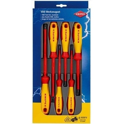 KNIPEX súprava skrutkovačov VDE 1000V, PL+PH, 6-dielna, DIN EN/IEC 60900, 002012V01