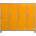 Carmen Метален шкаф Carmen CR-1604-4 JZ - сив / оранжев
