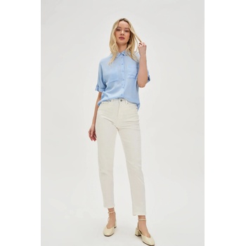 Moodo Бели дамски скъсени дънки Moodo | Byal | ЖЕНИ | XS