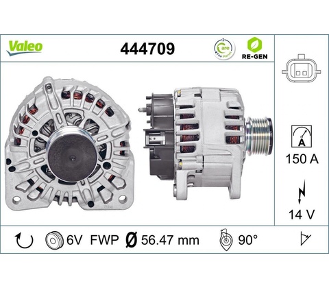 Alternátor VALEO 444709