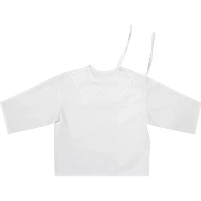 Richelieu Košieľka na krst s golierikom Klasika uni