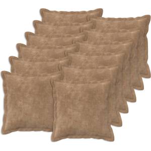 vidaXL Възглавница HOUTEN 12 бр. Таупе Микрофибърна фланела (932955)