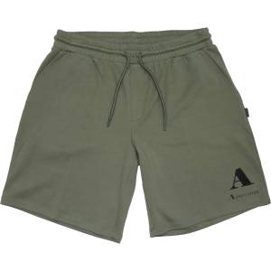 Aquascutum Поларени къси панталони Aquascutum Men's Fleece Jogger Shorts - Military Green
