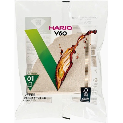 Hario v60-01 coffee paper filter 100ks