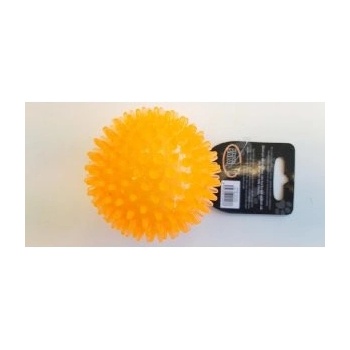 Hračky Salač Loptička s pichliačmi pískací modrý LATEX 6,8 cm