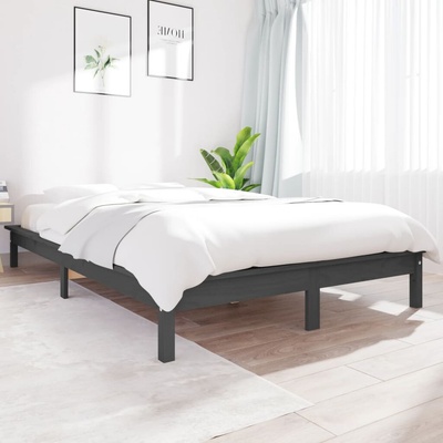 Nábytek XL 820588 Rám postele šedý masivní borovice