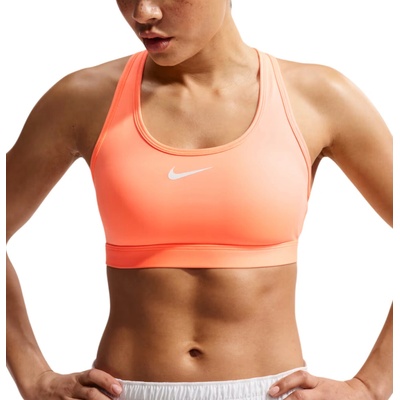 Nike Swoosh Medium Support oranžová