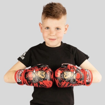 8Weapons Детски Боксови Ръкавици 8 Weapons Joe Black/Red - 6 oz