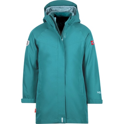 Trollkids Детско палто Trollkids Girl's Senja 3in1 Coat - Teal / Glacier Green - размер 116 (EU) (703-2825-0515)