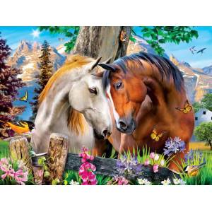 Masterpieces - Puzzle Mountain Meadow Farm - 300 piese