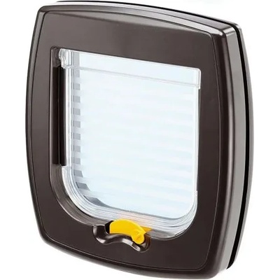 Ferplast Swing 1 - Вратичка за вграждане за котки и кучета, 21, 5 x 5 x h 24 см. кафява