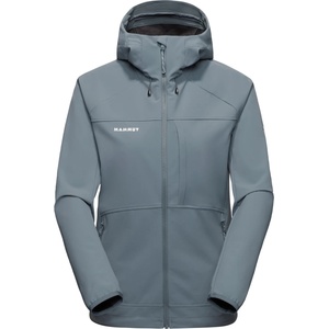 Mammut Дамско софтшел яке Mammut Women's Ultimate Comfort Softshell Hooded Jacket Softshell jacket - Strata (103-2751-0513)