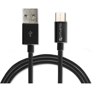 4smarts USB-C кабел за мобилни устройства (100 см) - 4smarts Basic LinkCord USB-C Data Cable (черен) (4S468631)