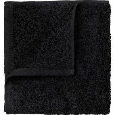 Blomus Ručník pro hosty Riva 30x30 cm 4 ks černý