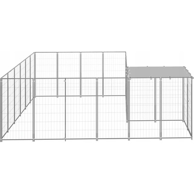 VidaXL Kotec kovový pro střední psy 330 x 660 x 110 cm