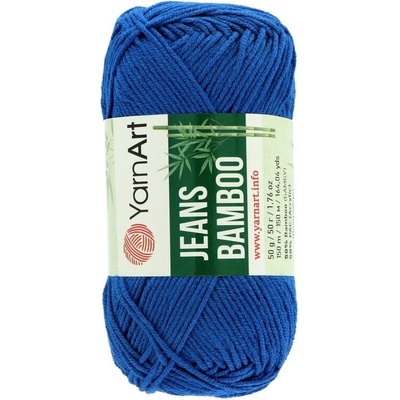 YarnArt Jeans Bamboo kráľovská modrá 123