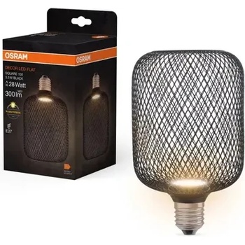 Image 1 of OSRAM Led ЛАМПА decor flat sq100 black 3.5w 827 e27 ledvance (ledvance 4058075840140)