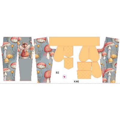 Takoy Panel se střihem rozšířené softshellové kalhoty víla Ivy 92