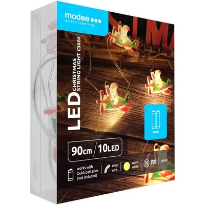 Modee Lighting LED dekorácia 10 LED 90cm lietadlo 2xAA batérie