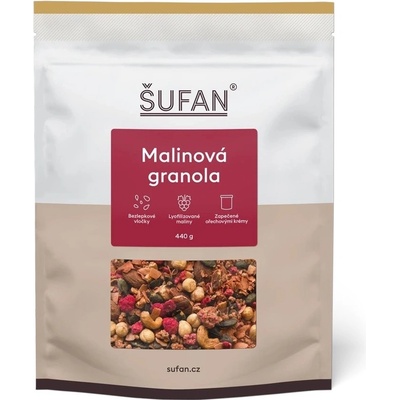 Šufan Granola malinová 440 g