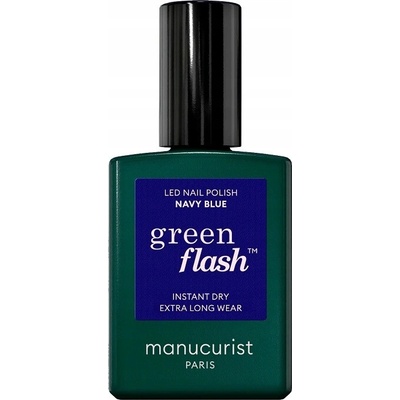 Manucurist Green Flash LED Gel lak Navy Blue 15 ml