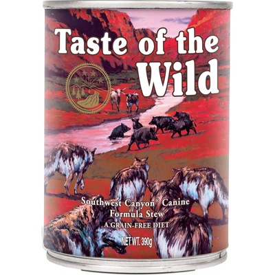 Taste of the Wild 6х390г Southwest Canyon Taste Of The Wild, консервирана храна за кучета с говеждо