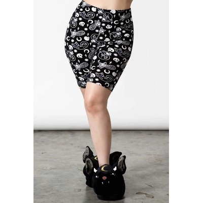 KILLSTAR Дамски шорти (пижама) KILLSTAR - Purr Off Cycling - Черен - KSRA004583